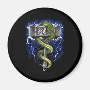 Viking Warrior Hammer Magnet