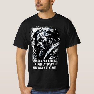 Viking warrior Norse Mythology Powerful words T-Shirt