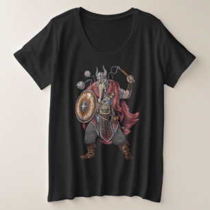 Viking Warrior Plus Size T-Shirt