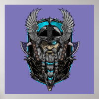 Viking Warrior Poster