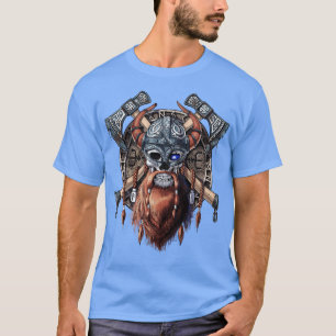 Viking Warrior Skull T-Shirt