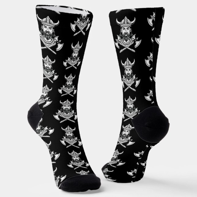 viking warrior socks (Angled)