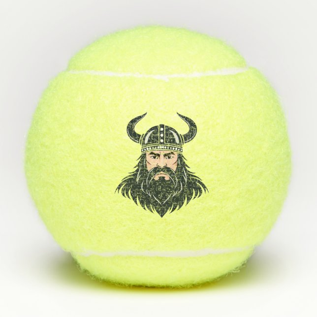 viking warrior tennis balls (Front)