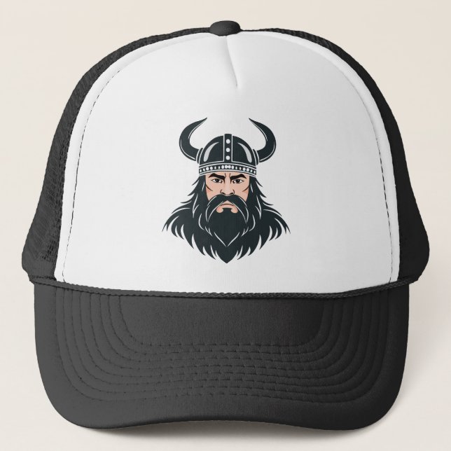 viking warrior trucker hat (Front)