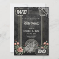 Viking Wolf & Roses. A stylised wolf's head,