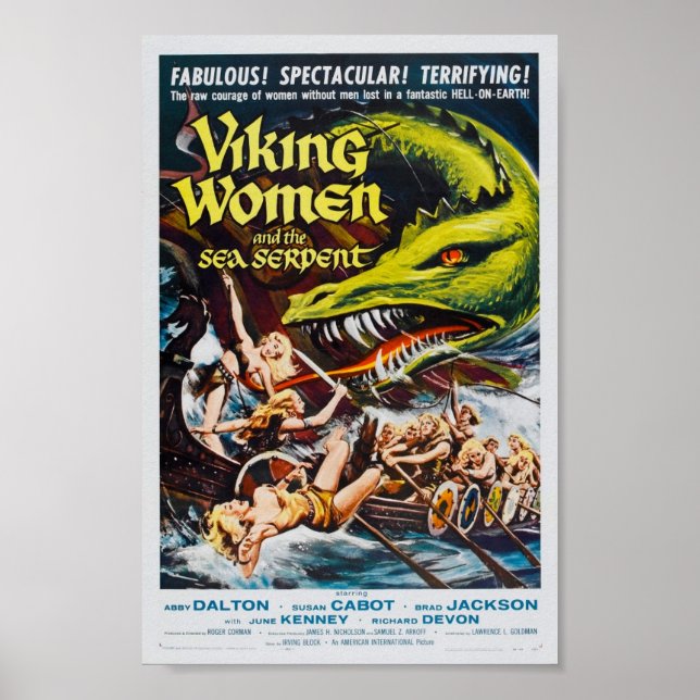 Viking Women and the Sea Serpent Movie Poster (Front)