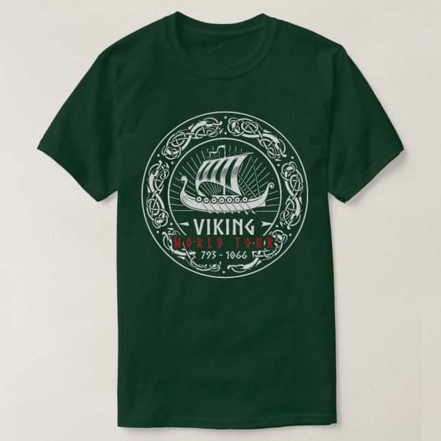Viking World Tour FRONT AND BACKPRINT  T-Shirt (Design Front)