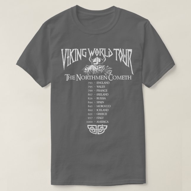 Viking World Tour T-Shirt (Design Front)
