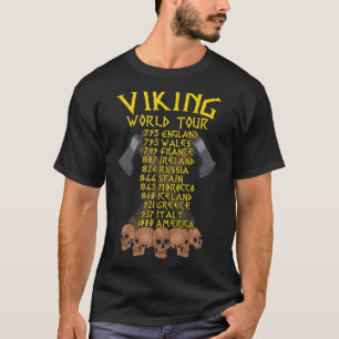 Viking Worlds Tour Vintage Viking Valhalla Odin Me T-Shirt