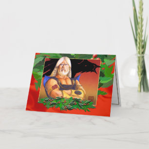 Viking Yule Holiday Card