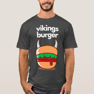 Vikings Burger design T-Shirt