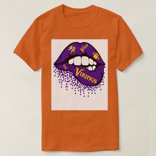 VIKINGS Football T-Shirt (Design Front)