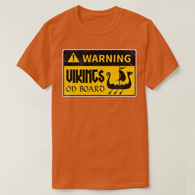 Vikings on board T-Shirt (Design Front)
