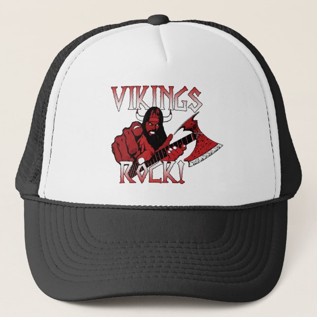 Vikings Rock! Hat (Front)