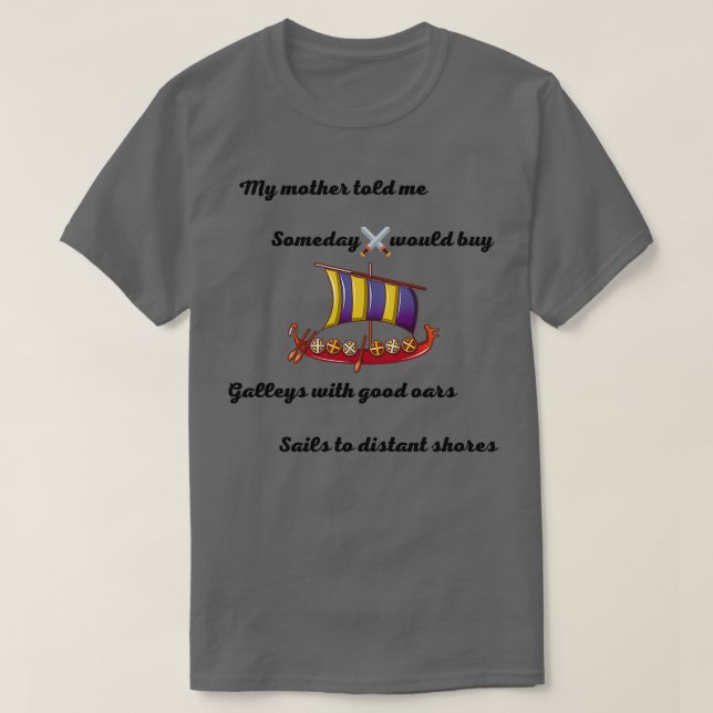 Vikings serie selected poetry T-Shirt (Design Front)