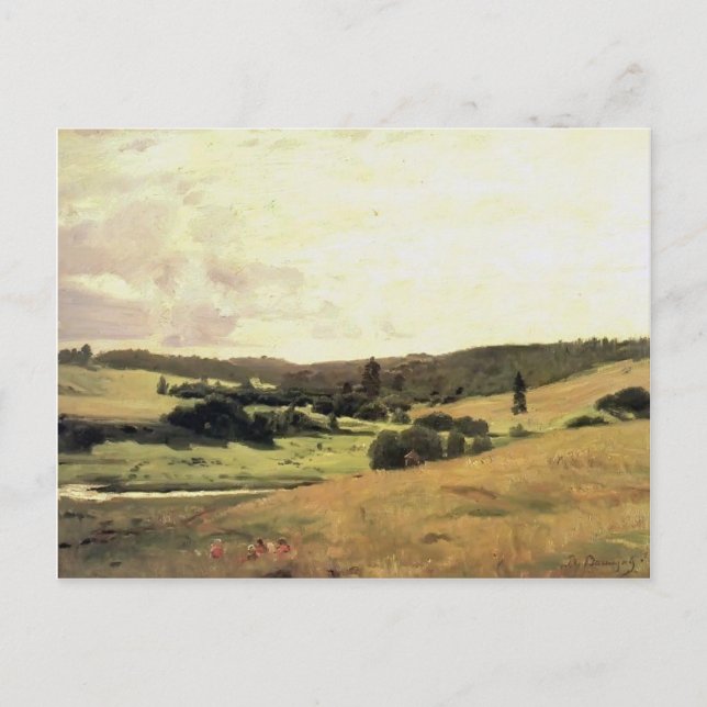 Viktor Vasnetsov- landscape with children Postcard (Front)