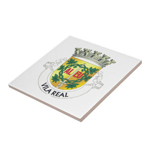 Vila Real coat of arms, Portugal Tile