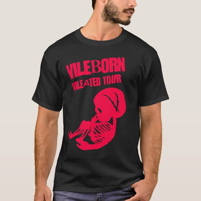Vileated Tour Shirt BLACK (Front)