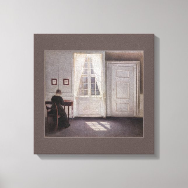 Vilhelm Hammershøi CC0280 (30 in 76,2 cm) Canvas Print (Front)