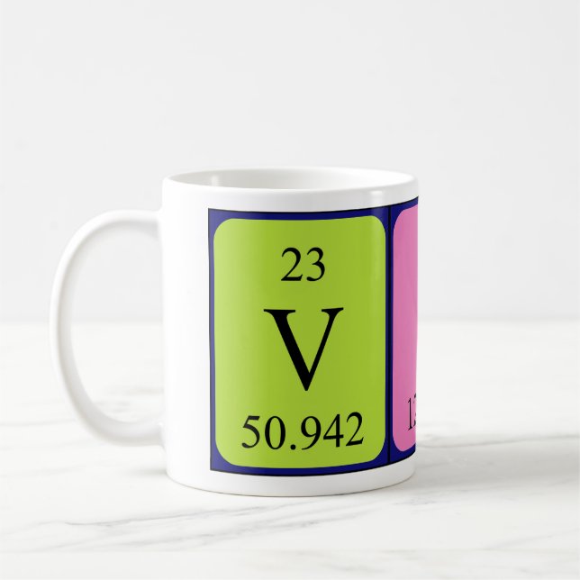 Vili periodic table name mug (Left)