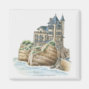 Villa Belza, Biarritz, France Magnet