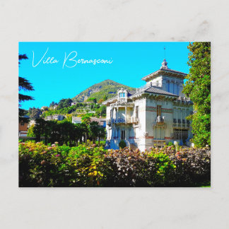 Villa Bernasconi Cernobbio Lake Como Italy Postcard