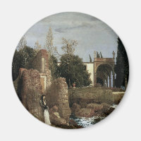 Villa By The Sea by Arnold Bocklin, Symbolism Art