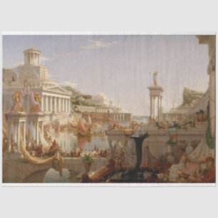 Villa by the Sea Decouopage Paper