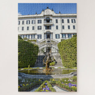 Villa Carlotta Como lake fountain stairs garden Jigsaw Puzzle