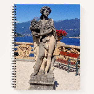Villa del Balbianello - Lake Como - Italy - statue Notebook