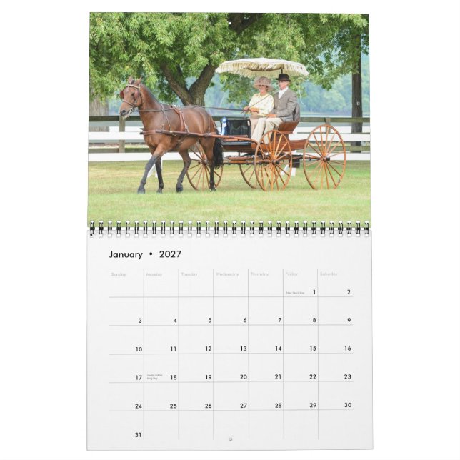 Villa Louis Carriage Classic 2015 Calendar (Jan 2027)