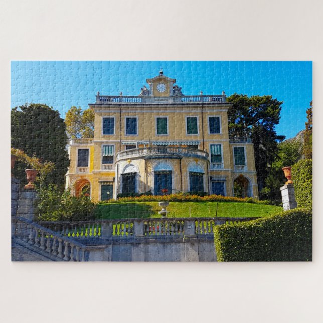 Villa Margherita Ricordi Grianti Lake Como Italy Jigsaw Puzzle (Horizontal)