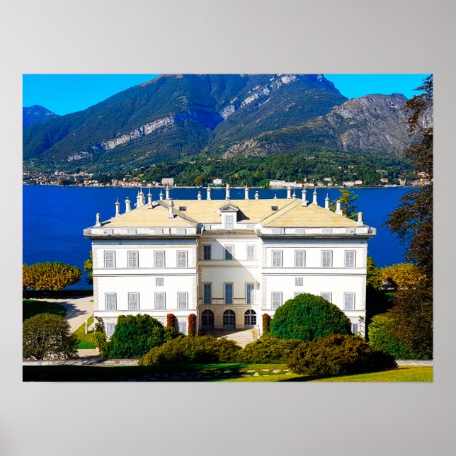 Villa Melzi Bellagio Lake Como Italy Poster (Front)