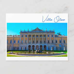 Villa Olmo Lake Como Italy Postcard