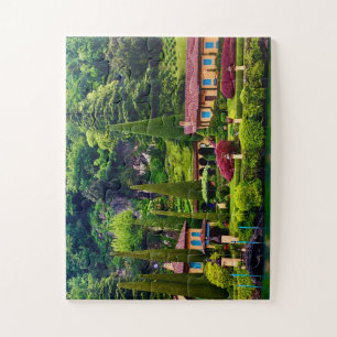 Villa Perfection Lake Como’s Garden Jewel Jigsaw Puzzle