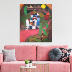 Villa R Paul Klee Canvas Print