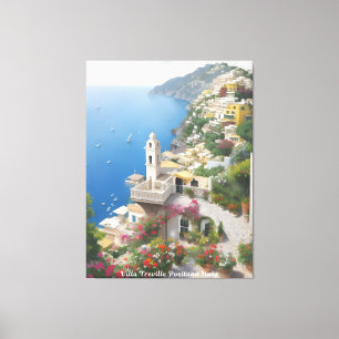 Villa Treville Positano Italy  Canvas Print
