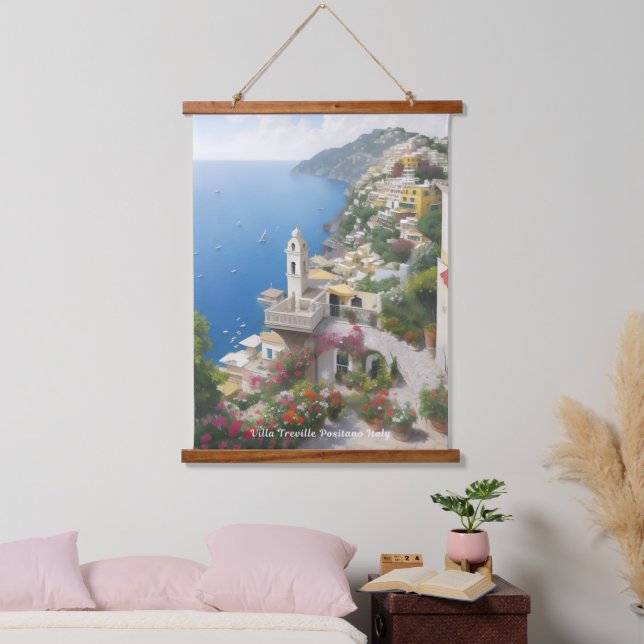 Villa Treville Positano Italy  Hanging Tapestry (Bedroom)