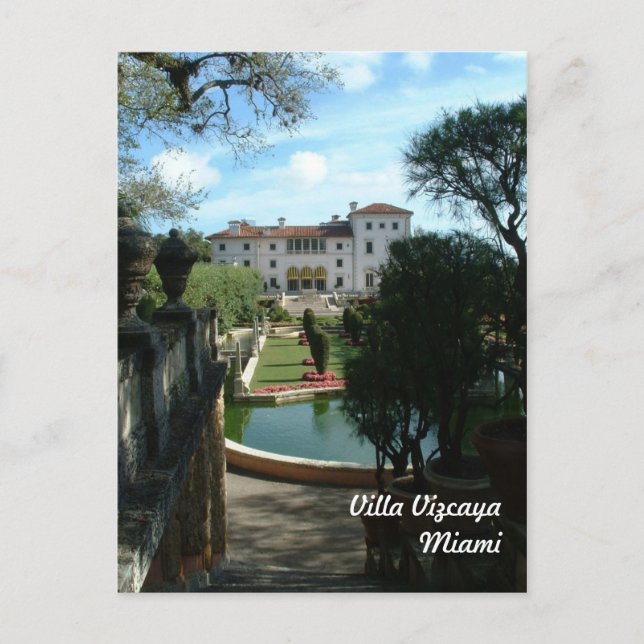 Villa Vizcaya Postcard (Front)