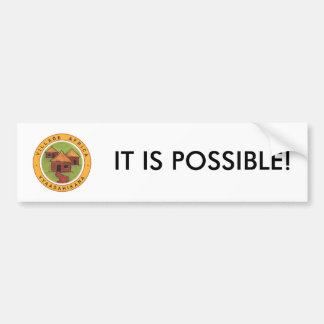 Village Africa It is Possible Bumper Sticker