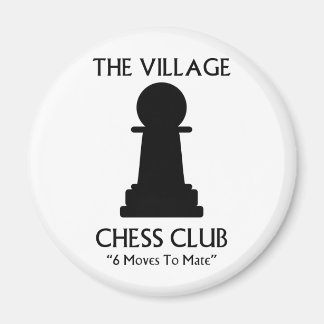 Village Chess Club Magnet