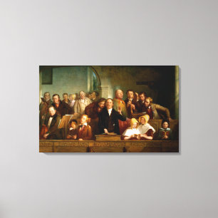 Village choir (see also 12274) canvas print