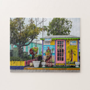 Village Cottage Bahamas. Jigsaw Puzzle