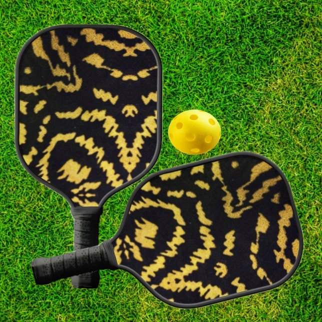 Village Gold Pickleball Paddle (This Village Gold design, gives your Pickleball Paddle, a Tribal flair!)