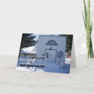 “Village Hall" Christmas Card