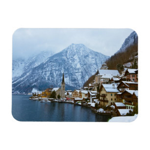 Village Hallstatt On The Lake - Salzburg Austria Magnet