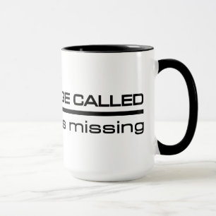 Village Idiot mug - choose style & colour