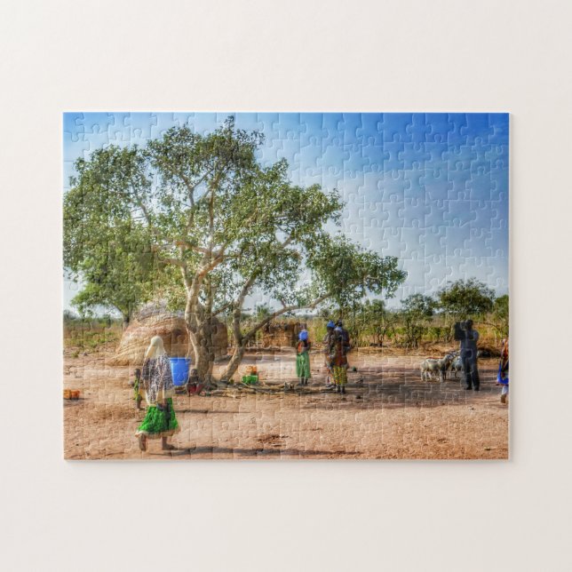 Village Life. Jigsaw Puzzle (Horizontal)