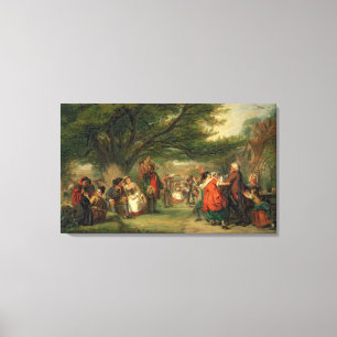 Village Merrymaking Canvas Print