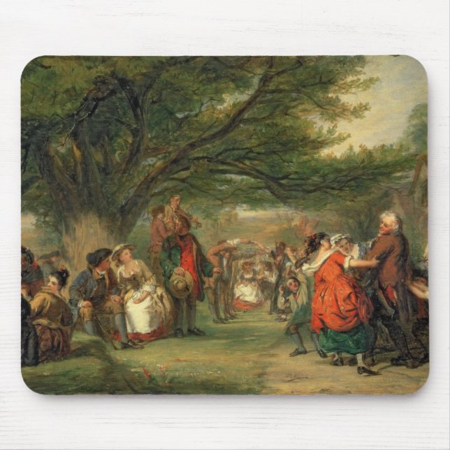 Village Merrymaking Mouse Pad (Front)